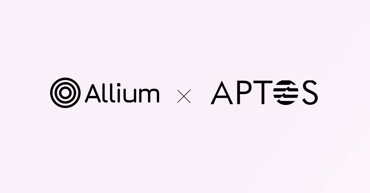 Aptos x Allium: Powering Ecosystem Intelligence for the Next Generation of Onchain Finance